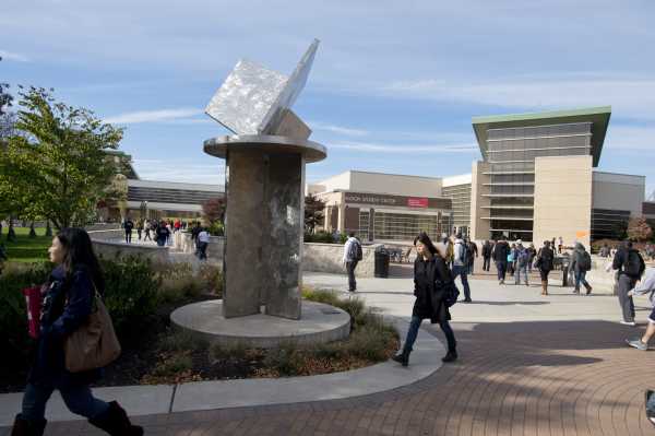 Livingston Campus Center sculpture